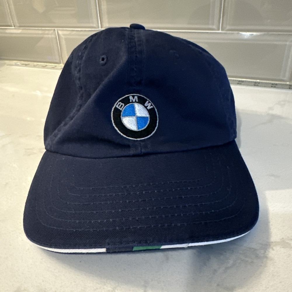 BMW Lifestyle Embroidered NAVY Golf Hat Baseball Ball Cap ~ Adjustable